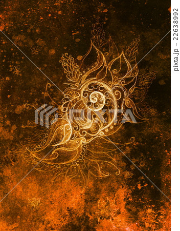 Ornamental Drawing. Original hand draw and 22638992