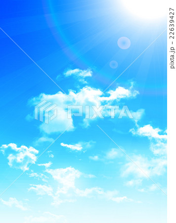 空 夏 風景 背景 のイラスト素材 22639427 Pixta