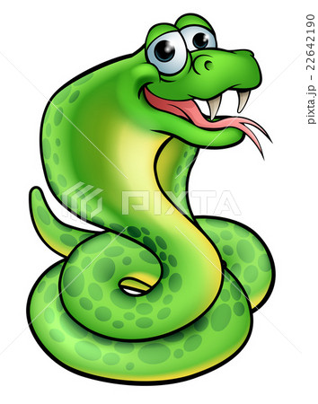Cartoon Snake Cobraのイラスト素材