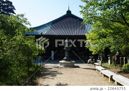 【西国三十三所】第四番　施福寺　新緑の本堂　大阪府和泉市 22643755