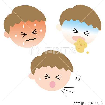 熱　嘔吐　咳　男の子 22644690
