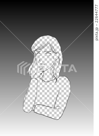 一個女人咬指甲 一個女人咬指甲 22644777