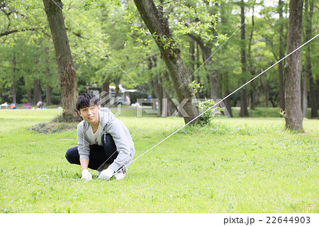 BBQ　キャンプ　イメージ　 22644903