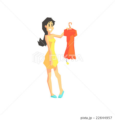 Girl Buying A Dress Girl Buying A Dress 22644957