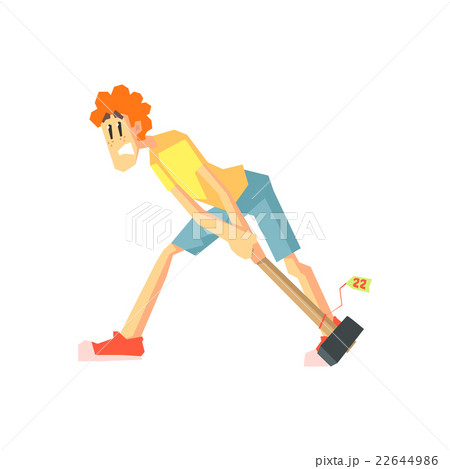 Woman Dragging A Hammer 22644986
