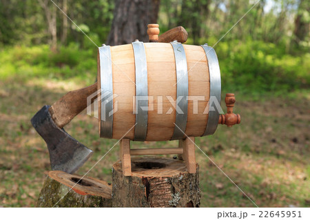 Oak Barrel And Axe Oak Barrel And Axe 22645951