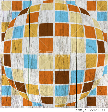 retro painting on wood 22646844