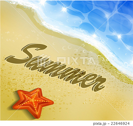 Beautiful beach top view 22646924