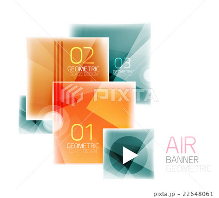 Glossy color squares 22648061