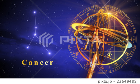 Armillary Sphere And Constellation Cancer 22649485