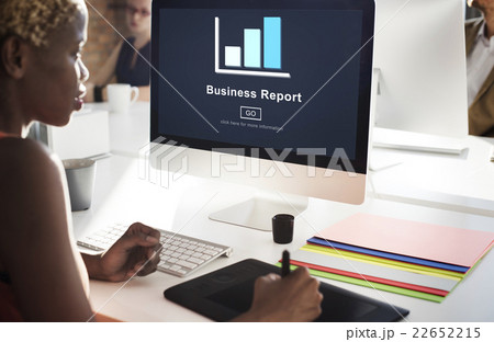 Business Report Analytics Analysis Statistics Concept 22652215