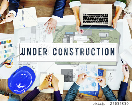 Under Construction Project Attention Building Concept Under Construction Project Attention Building Concept 22652350