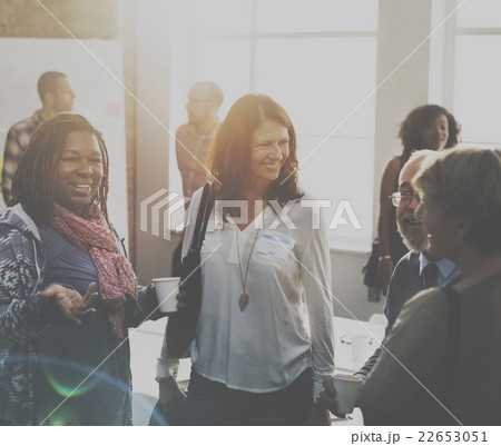 Business Team Meeting Working Talking Concept Business Team Meeting Working Talking Concept 22653051