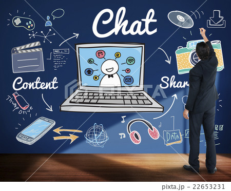 Chat Online Communication Technology Social Networking Concept 22653231