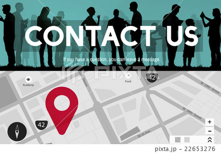 Contact Us Assistance Business Correspondence Concept 22653276