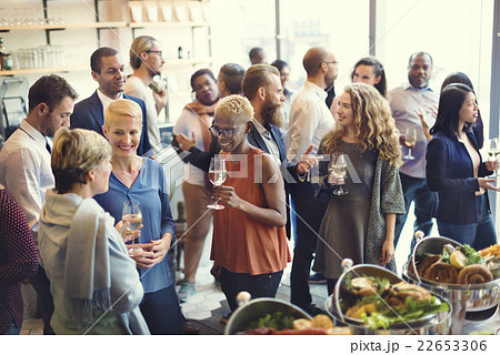Diversity People Party Enjoyment Buffet Eating Concept 22653306