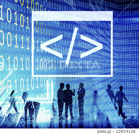 Binary Code Gigital Internet Business Technology Concept Binary Code Gigital Internet Business Technology Concept 22654126