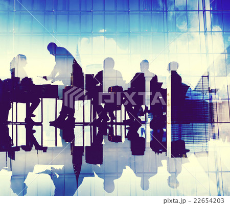 Business Collaboration Corporate Colleagues Partner Concept Business Collaboration Corporate Colleagues Partner Concept 22654203