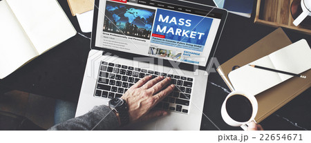 Mass Market Commercial Production Business Concept Mass Market Commercial Production Business Concept 22654671