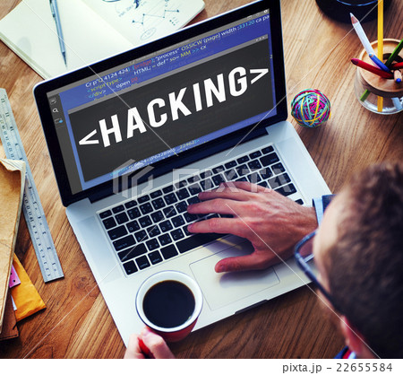 Hacking Hacker Data Information Cyberspace Concept 22655584