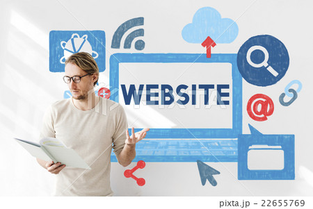 Website Browser Internet Technology Connection Concept 22655769