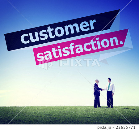 Customer Satisfaction Service Effciency Consumer Concept Customer Satisfaction Service Effciency Consumer Concept 22655771