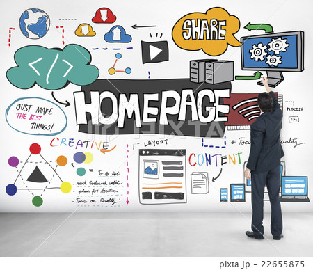 Homepage Internet Network Digital Web Website Concept 22655875