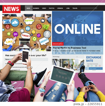 Online Internet Digital Connection Networking Concept 22655911