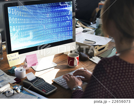 Binary Code Digits Technology Software Concept 22656073