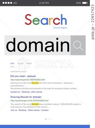Domain Address Homepage Name Website Internet Concept 22657423