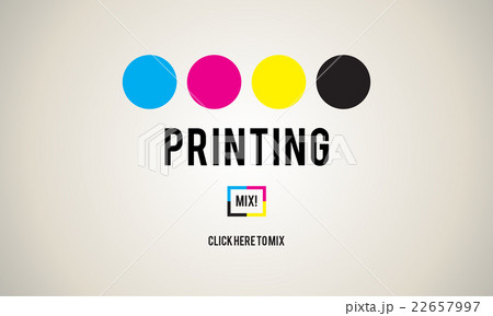 Printing Process Offset Ink Color Industry Media Concept 22657997