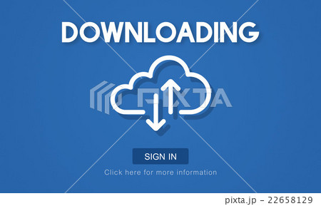 Downloading Technology Online Website Storage Concept 22658129