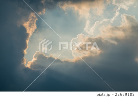 Sun shining through the clouds Sun shining through the clouds 22659185