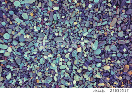 Blue vintage pebbles background Blue vintage pebbles background 22659517