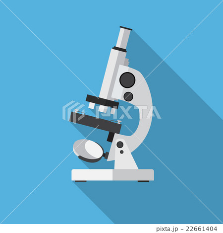 Microscope icon, modern 22661404