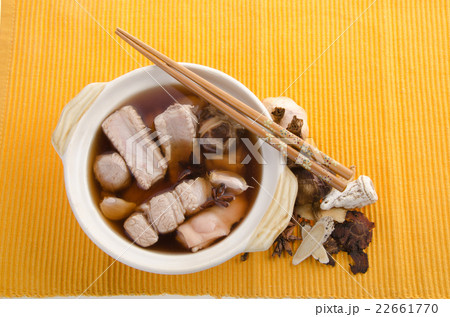ba kut teh. Malaysian stew of pork and herbal soup ba kut teh. Malaysian stew of pork and herbal soup 22661770