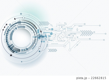 Vector  Abstract futuristic circuit board 22662815