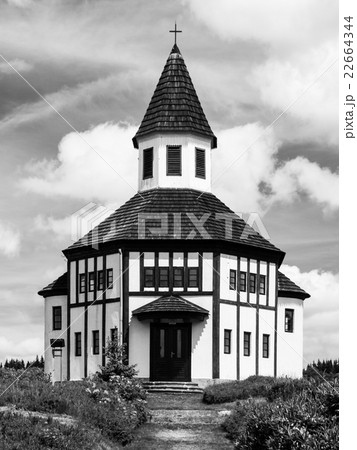 Small wooden evangelical chapel in Korenov Small wooden evangelical chapel in Korenov 22664344