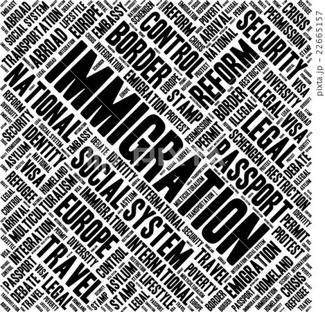 Immigration word cloud Immigration word cloud 22665157