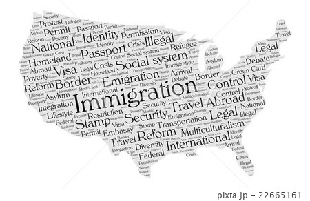 United States immigration word cloud United States immigration word cloud 22665161