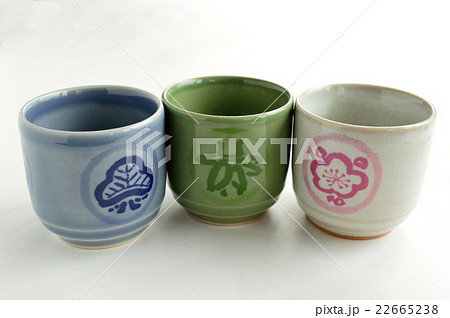 松竹梅おちょこ 22665238