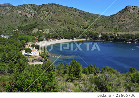 Cala Montjoi beach in Roses, Spain 22665736
