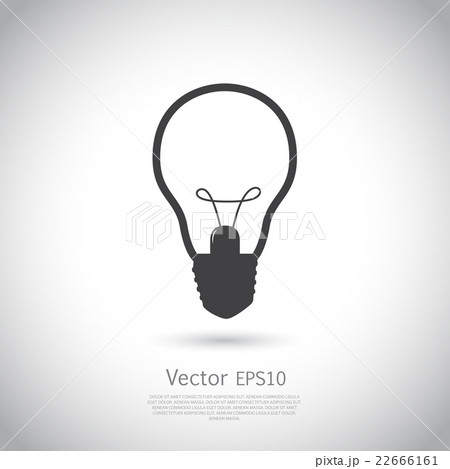 Light lamp sign icon. Idea symbol. 22666161