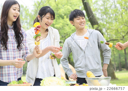 BBQ　キャンプ　イメージ 22666757