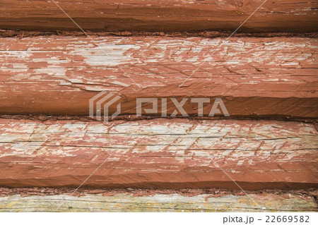 Wooden wall from logs 22669582