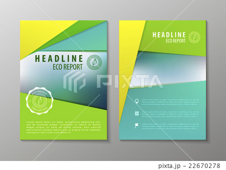 Vector corporate brochure flyer design layout 22670278