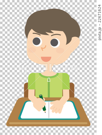 夏天研討會私立學校私有衣裳男學生例證 22671624
