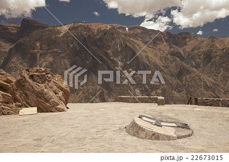 View for watching condors in Colca, Arequipa, Peru View for watching condors in Colca, Arequipa, Peru 22673015