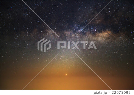 Milky Way,Long exposure photograph, with grain Milky Way,Long exposure photograph, with grain 22675093