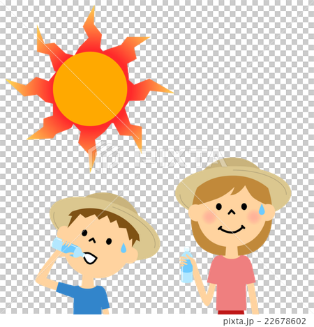 Child to counter heat stroke 22678602